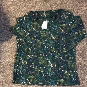 CJ Banks Green turtleneck